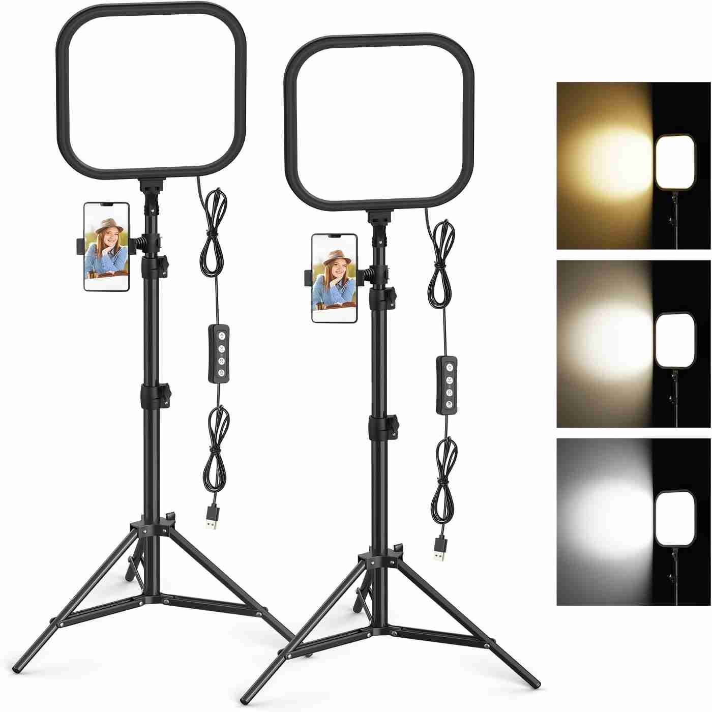 Altson Photography Video Lighting Kit - Комплект из 2 светодиодных видеосветильников 15