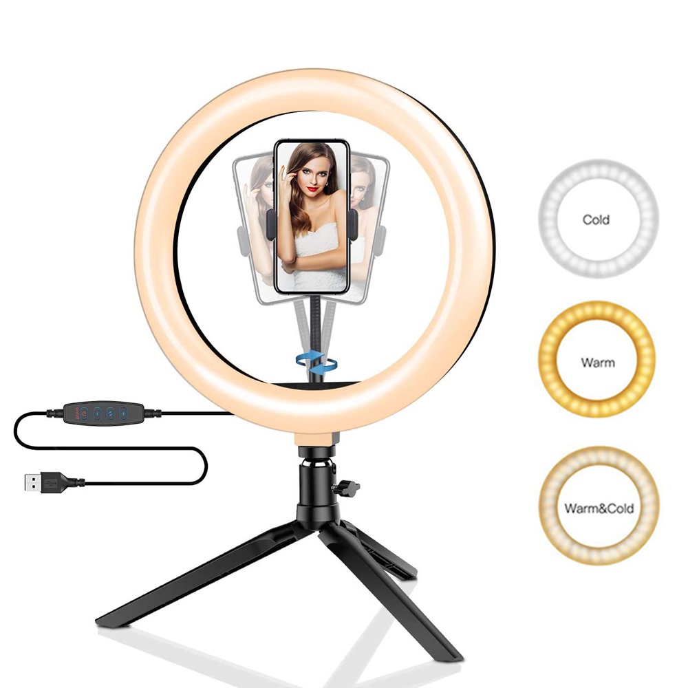 Makeup Photography Lighting - 26 см 10-дюймовый светодиодный кольцевой светильник