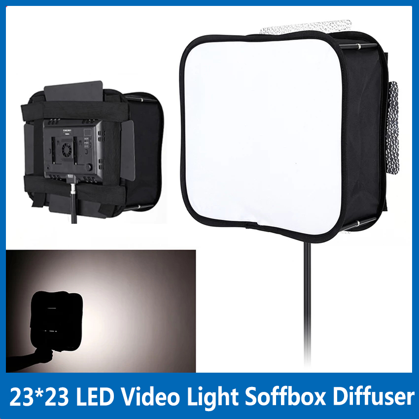 Софтбокс-диффузор 23*23 для св – обзор и цена Video Light Panel Led
