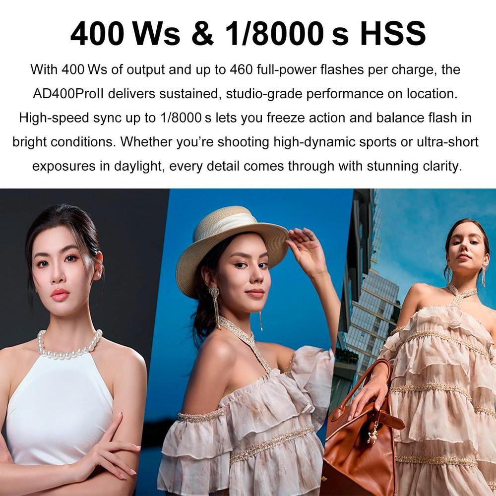Godox AD400 Pro II AD400Pro II – обзор и цена Portable Strobe Monolight