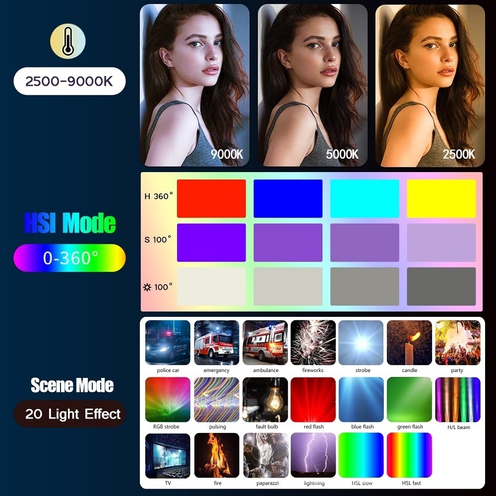 50 см RGB Stick Light Wand Лег – обзор и цена Photography Lighting Type