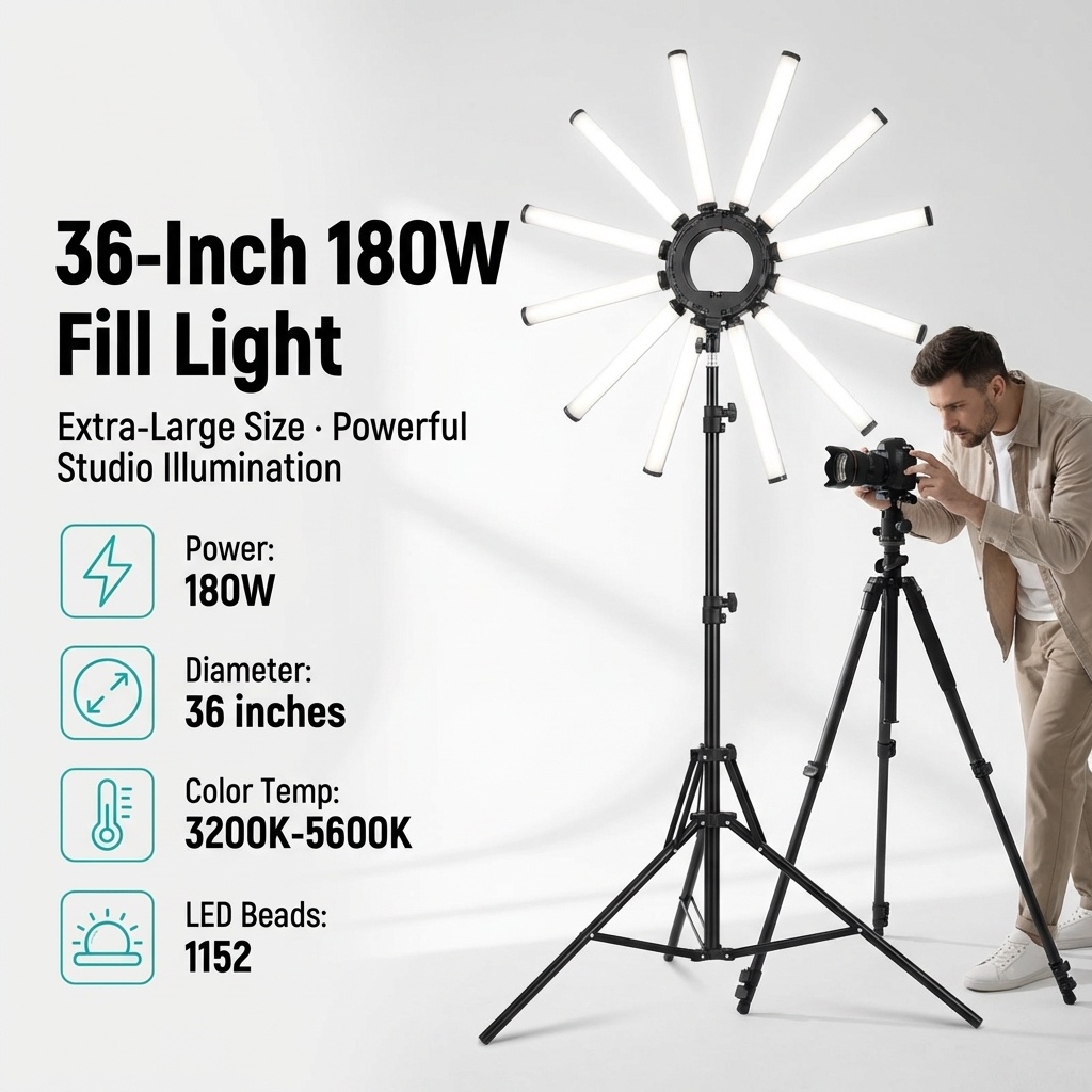 Комплект для фотосъемки с 12-ю – обзор и цена Photography Lighting Kit