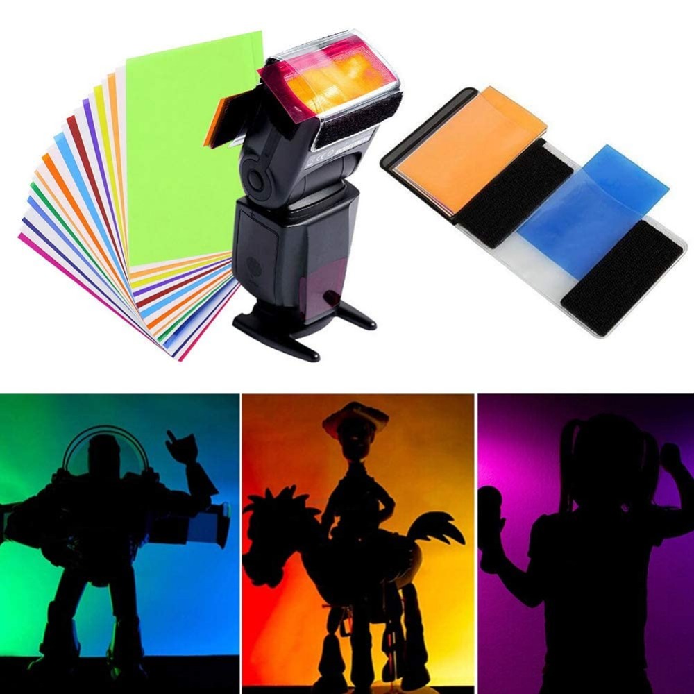 Набор из 12 цветных гелевых фи – обзор и цена Photography Lighting Kit