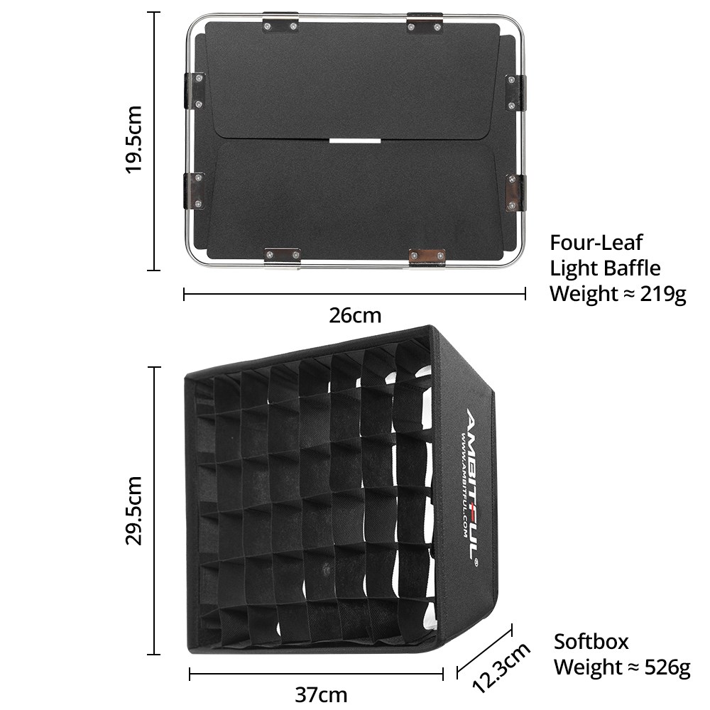 AMBITFUL P35R Светодиодная вид – обзор и цена Video Light Panel Led
