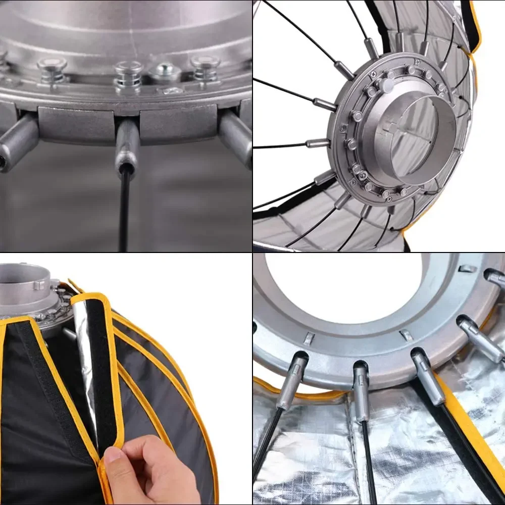 Софтбокс-зонт NiceFoto LED 35  – обзор и цена Parabolic Umbrella Deep