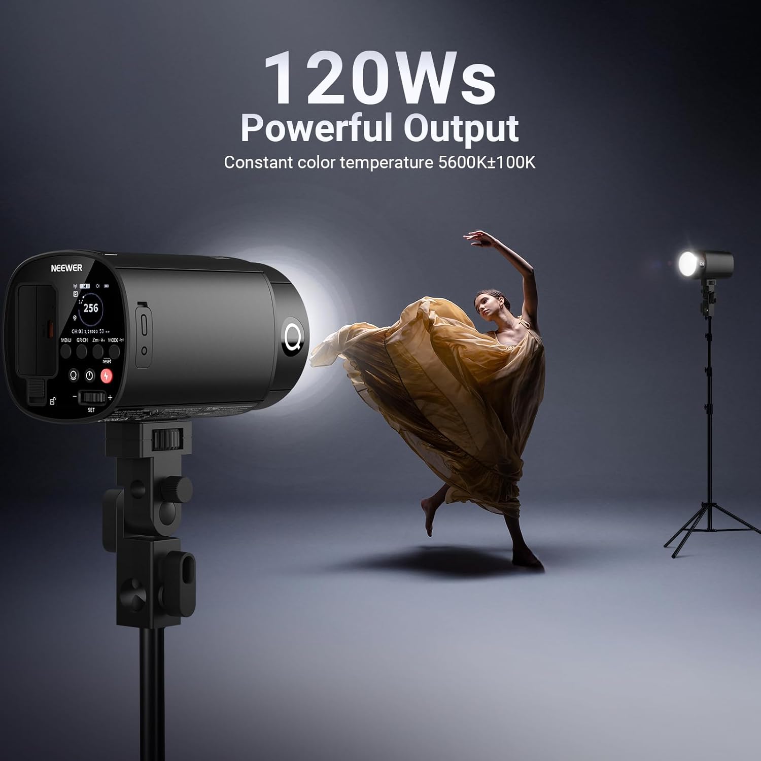 Вспышка NEEWER 120Ws 2.4G TTL  – обзор и цена Portable Strobe Monolight