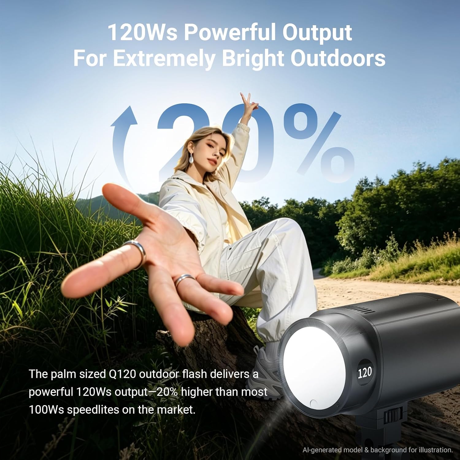 Вспышка NEEWER Q120 120Ws 2.4G – обзор и цена Portable Strobe Monolight