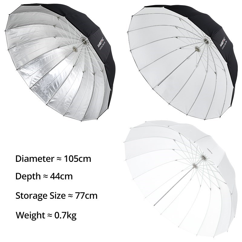 AMBITFUL 105 см 130 см 160 см  – обзор и цена Parabolic Umbrella Deep